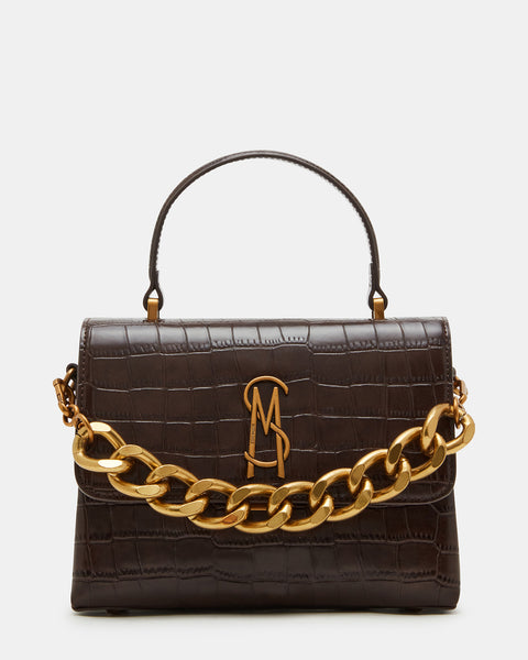 

Сумка Worsh Crocodile Bag Steve Madden, коричневый