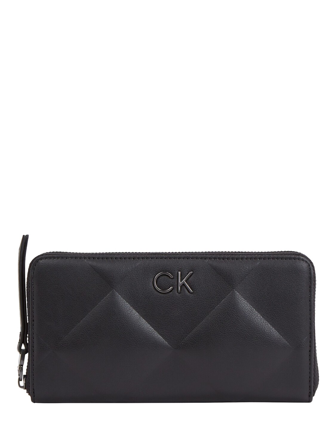 

Стеганый кошелек на молнии Calvin Klein Re-Lock, черный