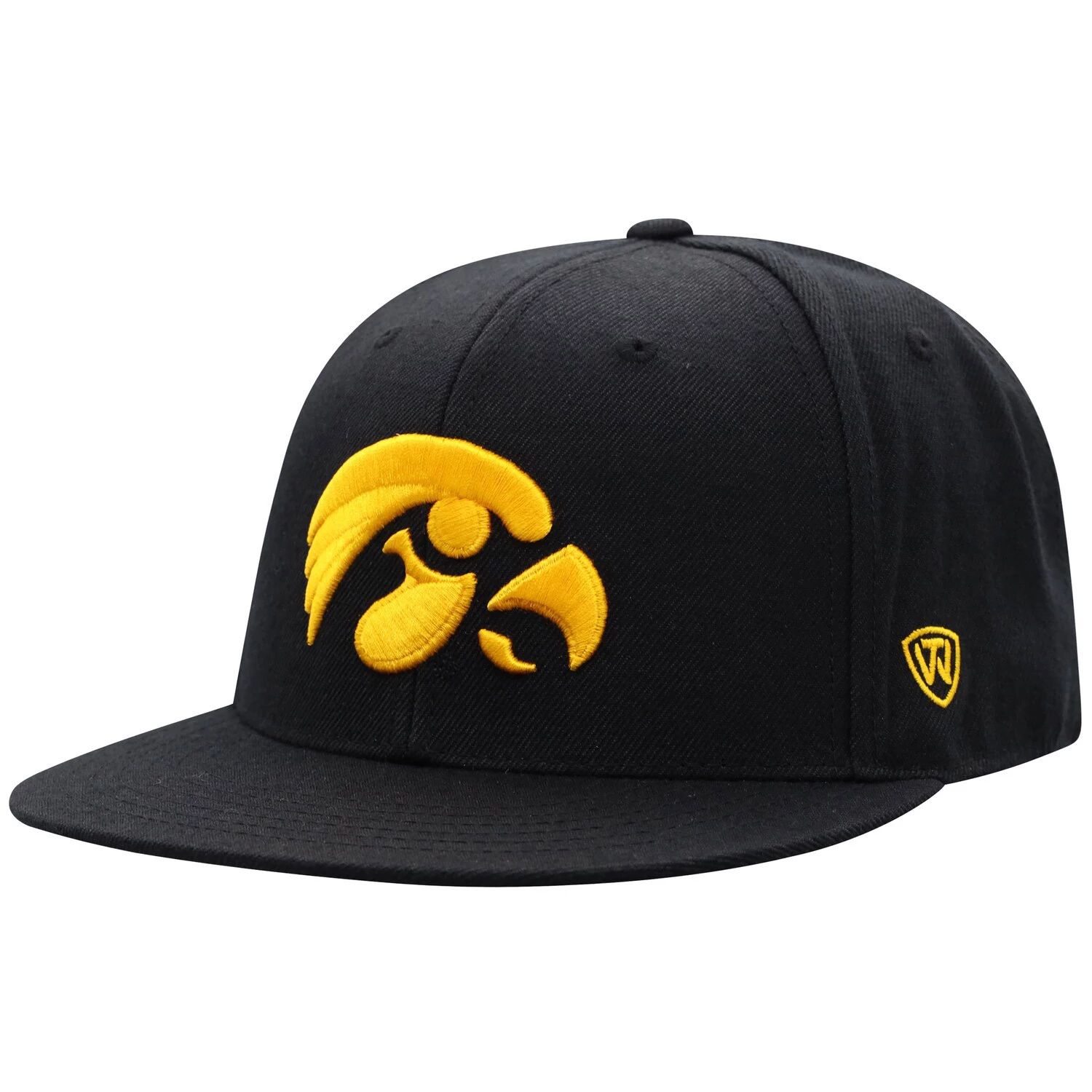 Мужская приталенная шляпа цвета Top of the World черная Iowa Hawkeyes Team