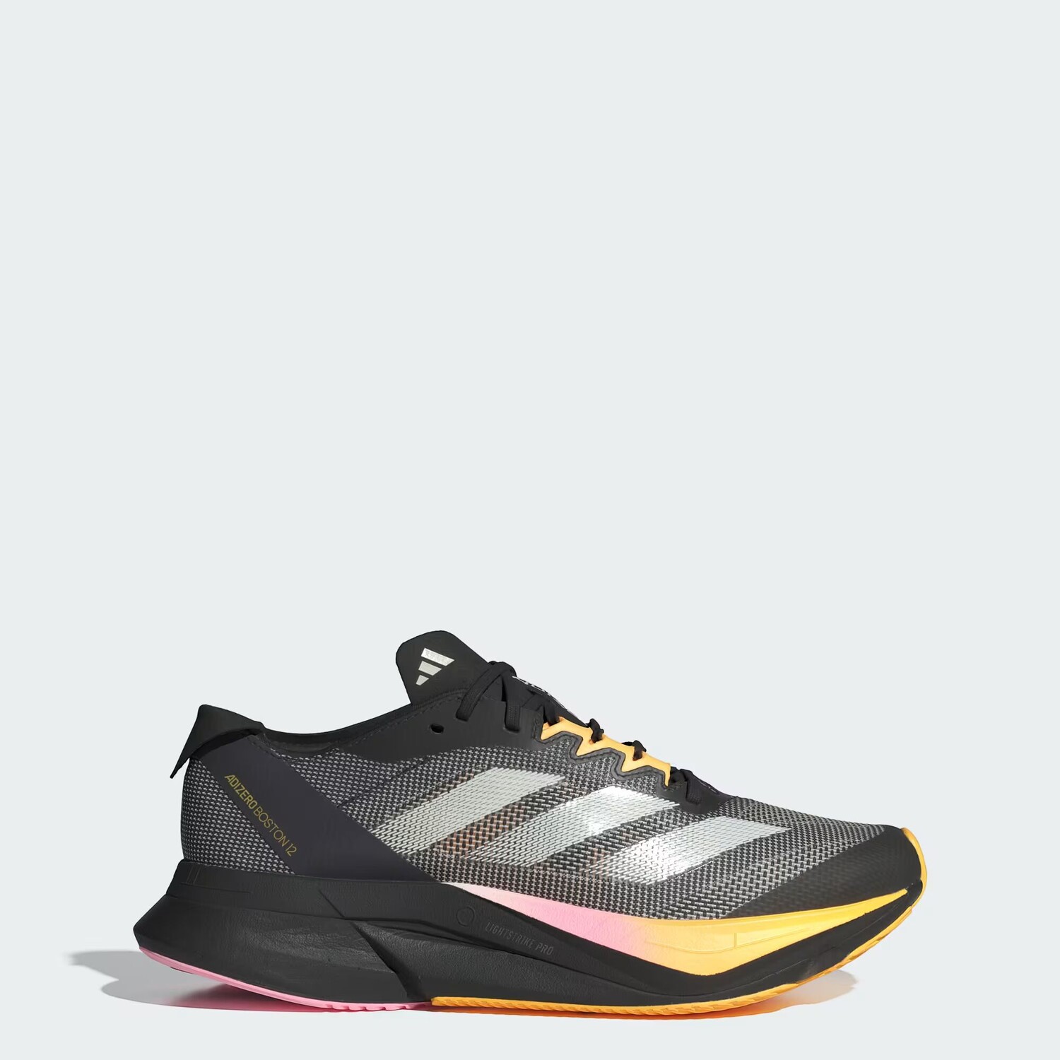 

Кроссовки Adizero Boston 12 Adidas, цвет Core Black/Zero Metalic/Spark