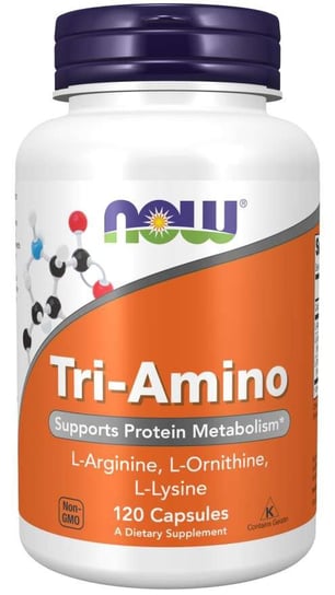 now foods tri amino 120 капсул Now Foods, Tri-Amino (L-аргинин, L-орнитин, L-лизин) - 120 капсул