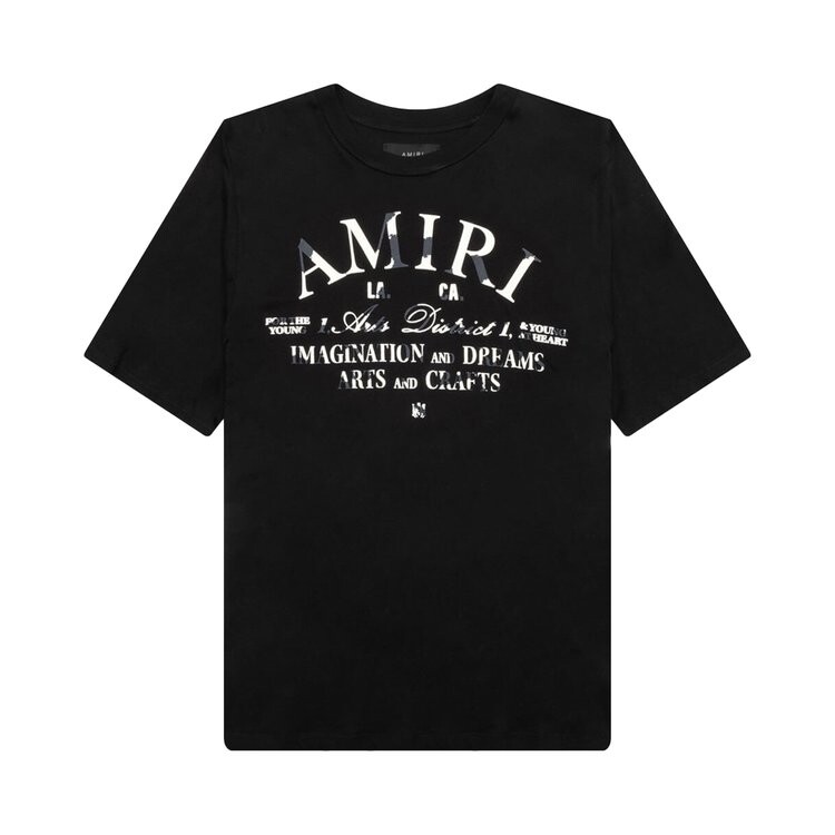 

Футболка Amiri Arts District 'Black', черный