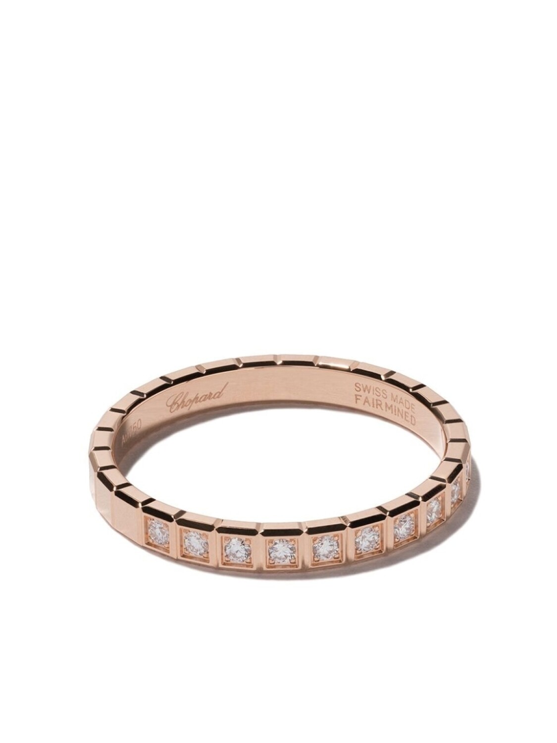 

Кольцо Ice Cube из розового золота с бриллиантами Chopard, розовый
