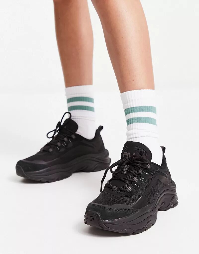 

Черные кроссовки Fila Alpha Ray Linear