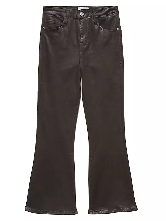 

Джинсы Le Crop Wax Flare Frame, цвет espresso coated