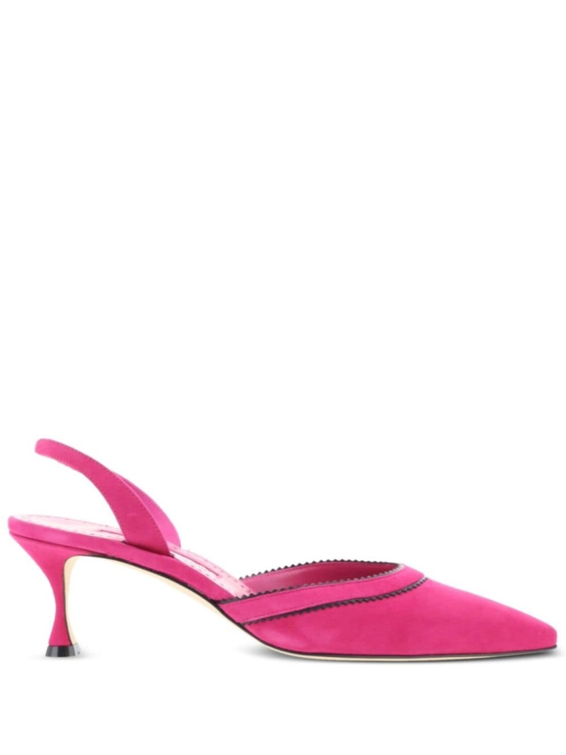 

Manolo Blahnik туфли Brontiasli из замши 50 мм, розовый