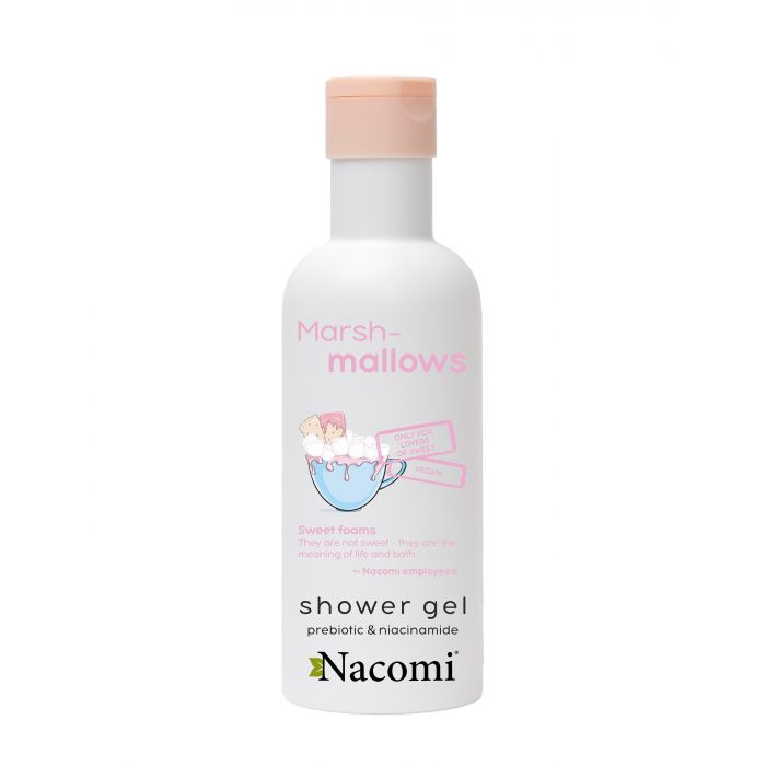 Гель для душа Gel de Ducha Marshmallow Nacomi, 300 ml гель для душа natural basics gel de ducha y cabello 2en1 benecos 200 ml