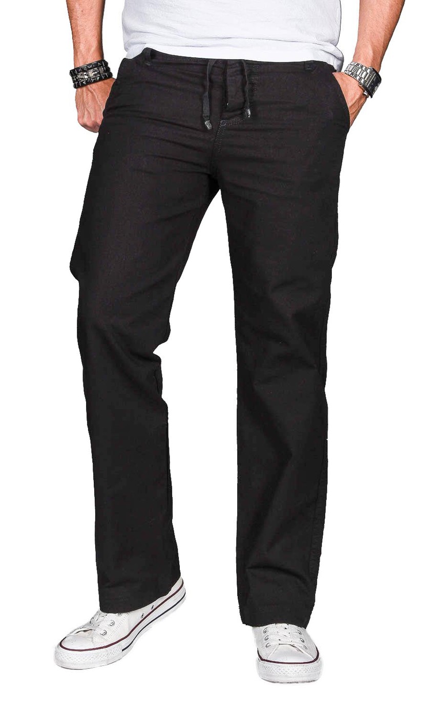 Тканевые брюки Alessandro Salvarini Leinen Optik AS034, черный