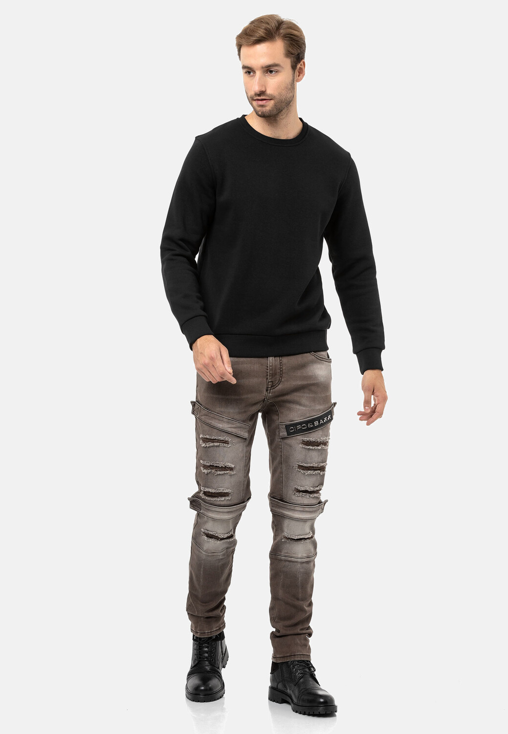 

Толстовка Cipo & Baxx Pullover, черный