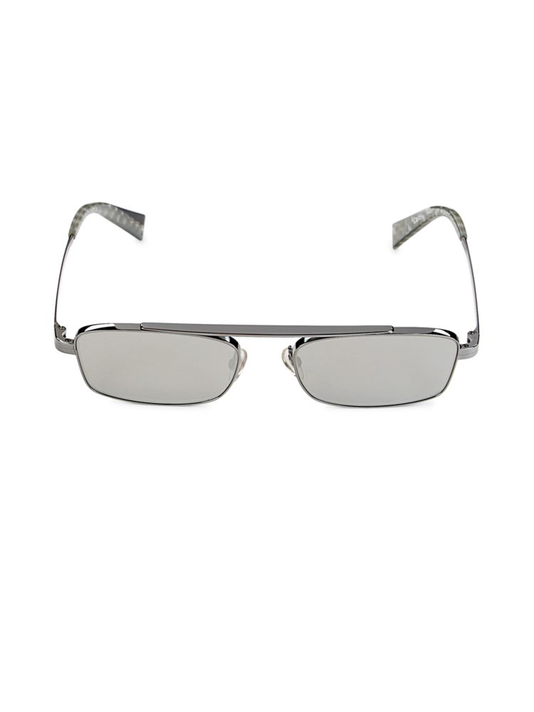 цена Квадратные солнцезащитные очки 54 мм Alain Mikli, цвет Pewter