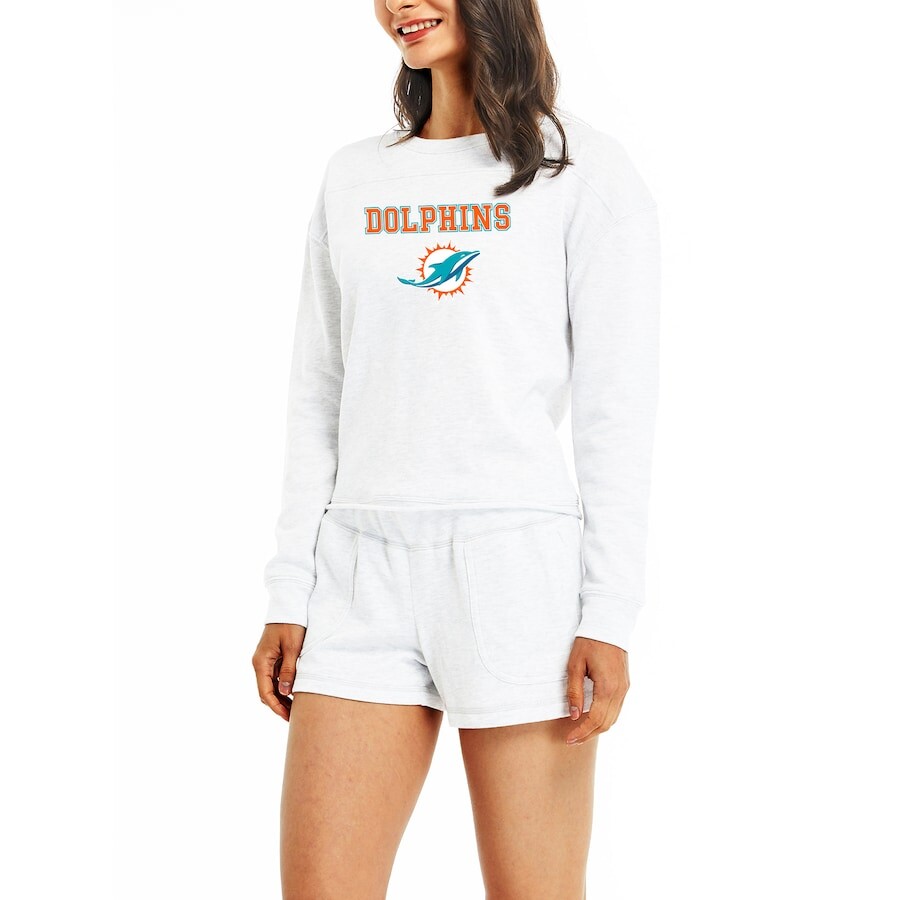 

Пижамный комплект Concepts Sport Miami Dolphins, кремовый
