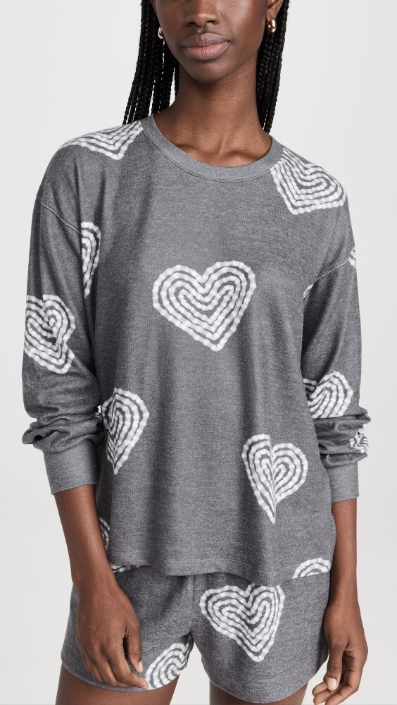 

Топ PJ Salvage Charcoal Heart, угольный