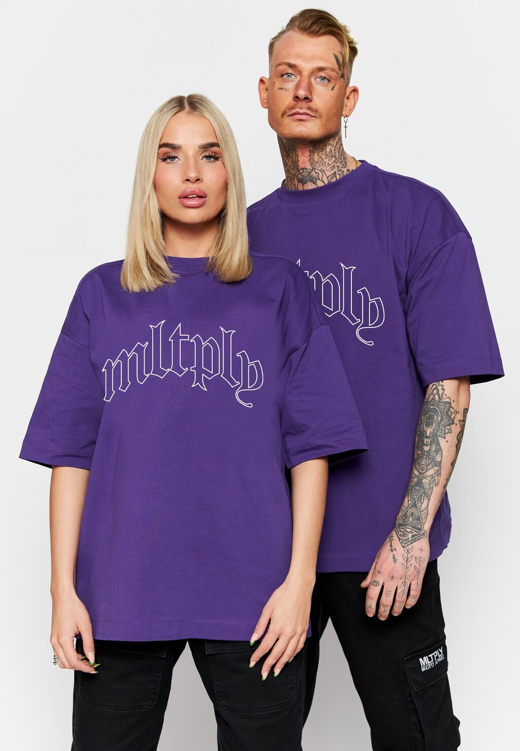 

Футболка с принтом Multiply Apparel, фиолетовый