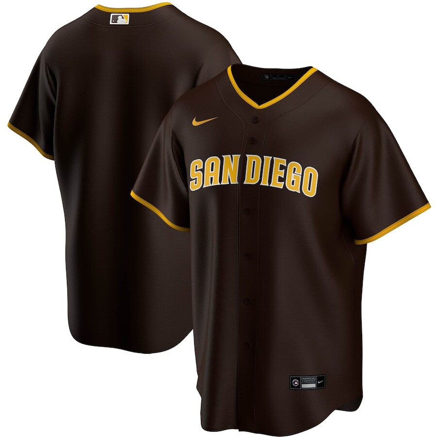 

Джерси Nike San Diego Padres, коричневый
