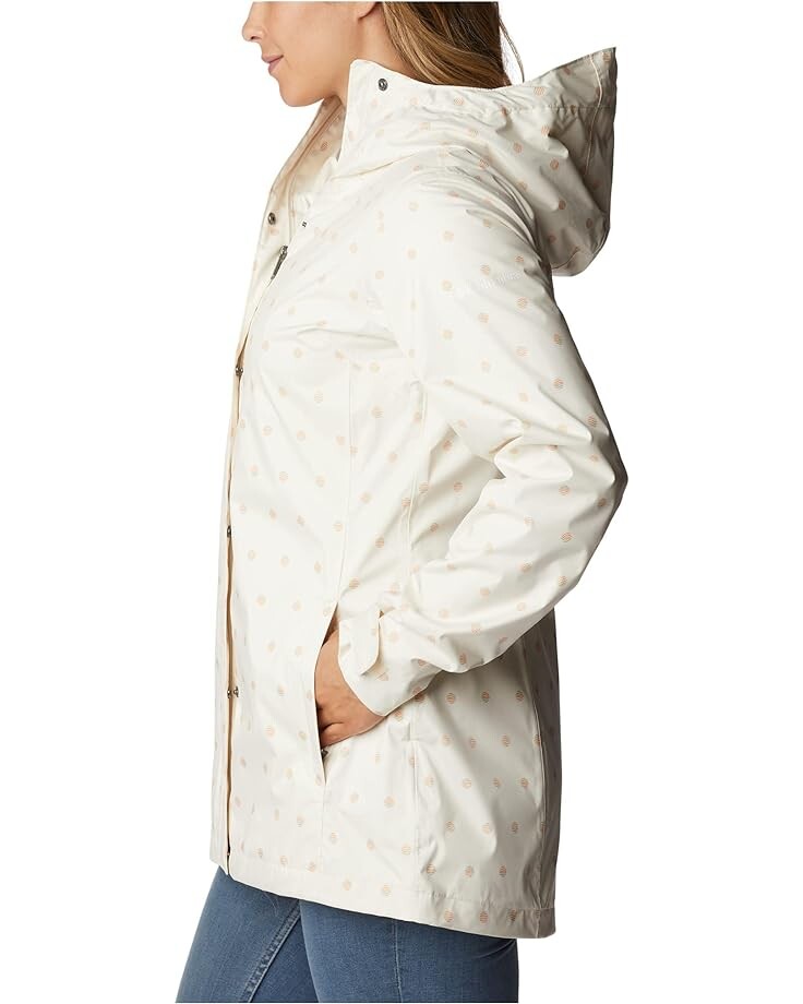 

Куртка Columbia Splash A Little II Rain Jacket, цвет Chalk Swell Dots Print