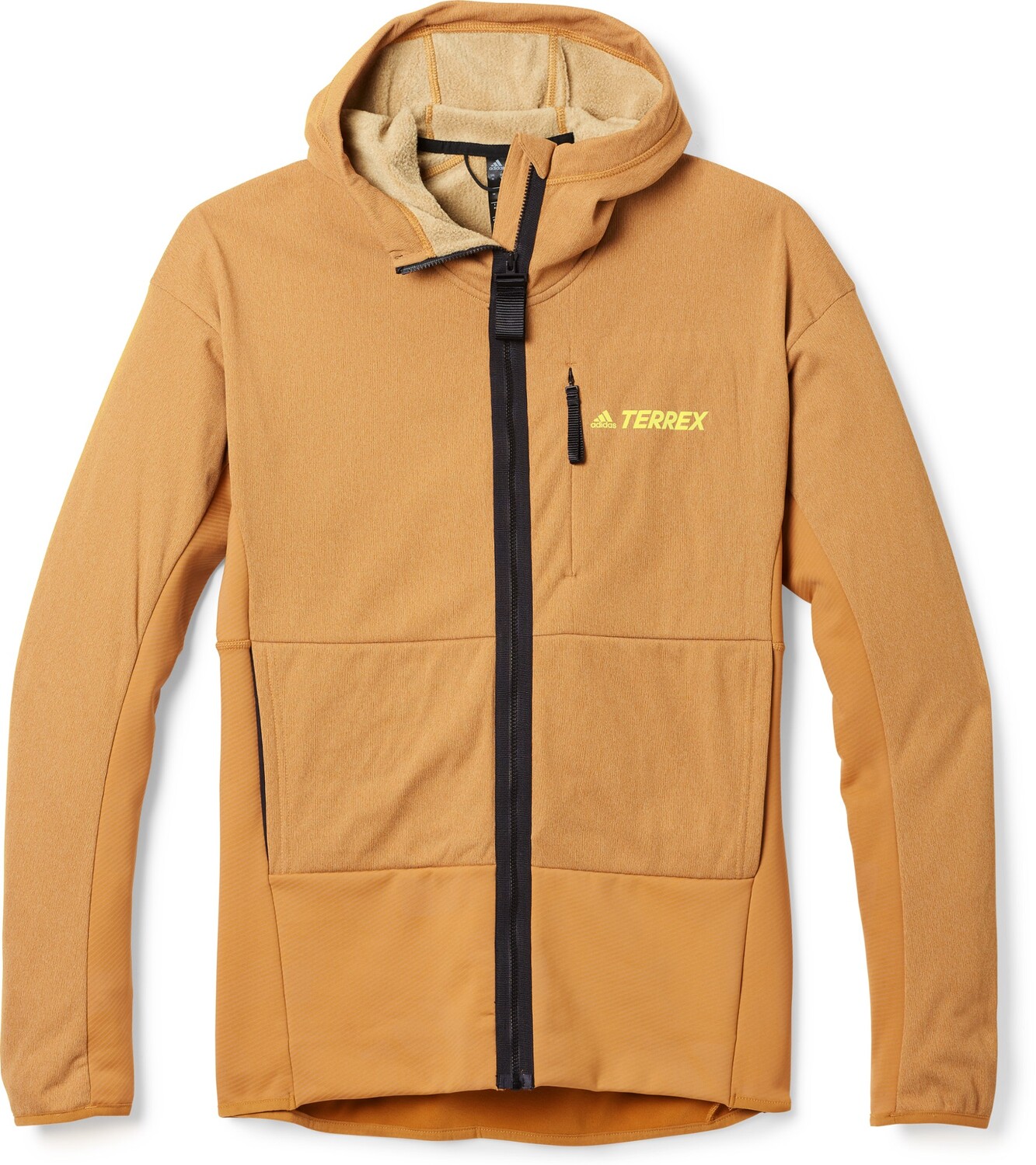 

Флисовая куртка с капюшоном Terrex Zupahike — мужская adidas, коричневый