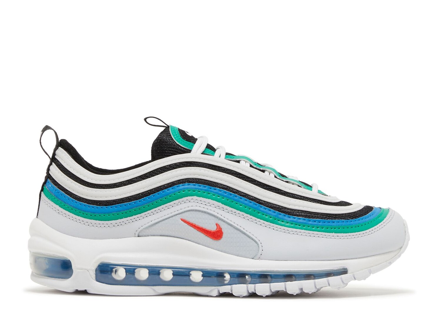 

Кроссовки Nike Air Max 97 Gs 'Pure Platinum Light Crimson', белый
