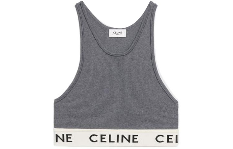 

Топ спортивный женский Celine, серый