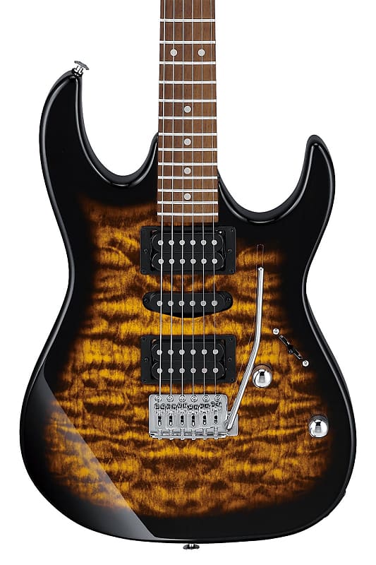 цена Электрогитара Ibanez RG GRX70QA Gio Electric Guitar - Sunburst