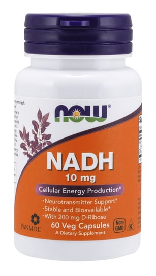Now Foods, Nadh 10 мг - 60 капсул