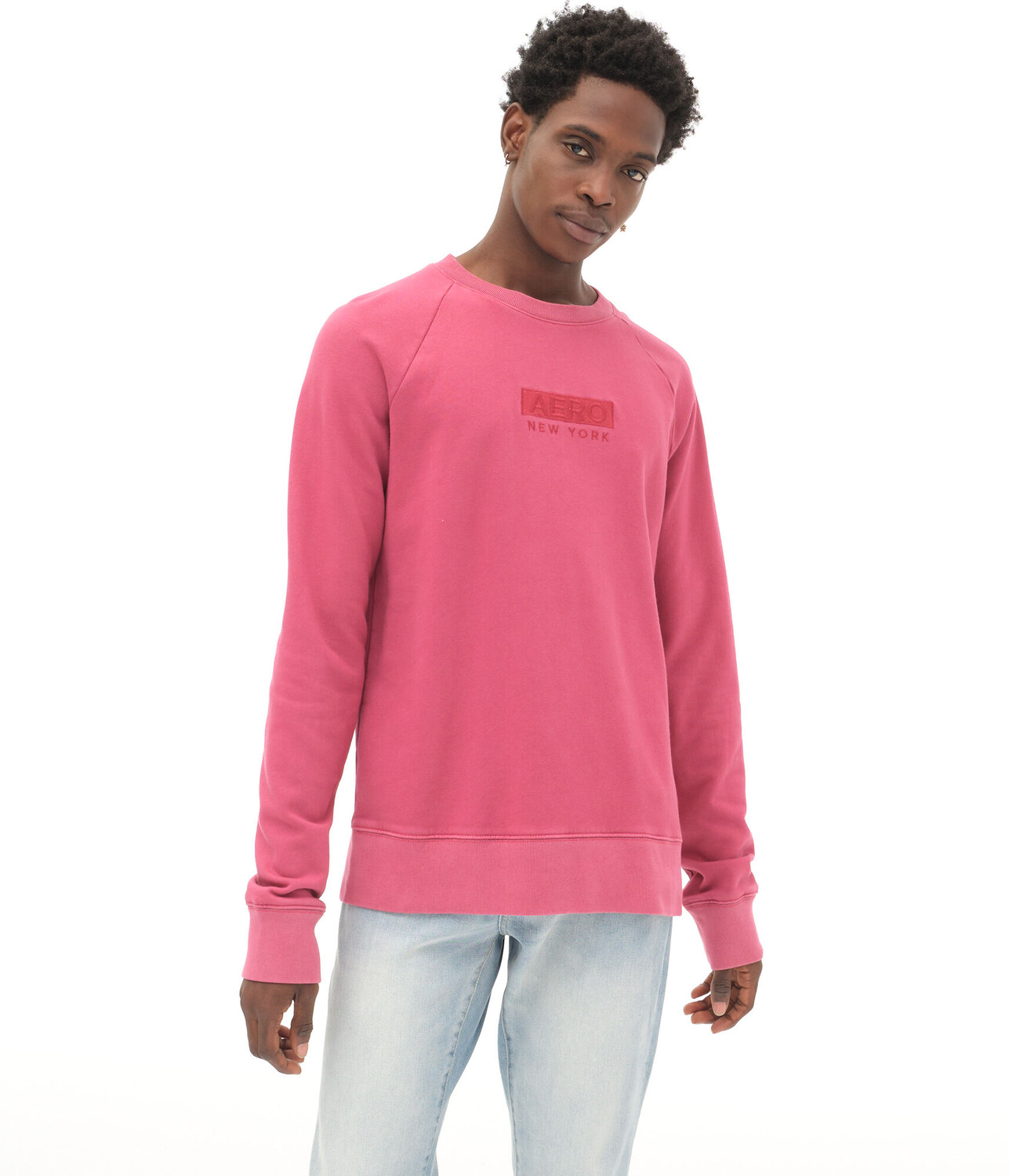 

Толстовка с логотипом Aero Tonal Box Aeropostale, розовый