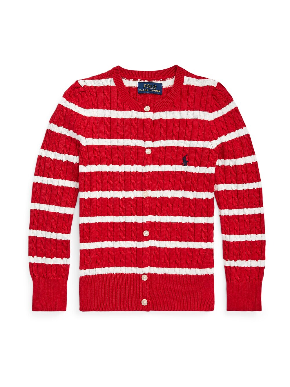 

Вязаный кардиган Polo Ralph Lauren, красный