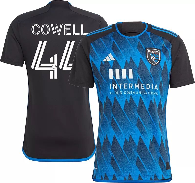 

Adidas San Jose Earthquakes 2023 Cade Cowell # 44 Первичная реплика Джерси