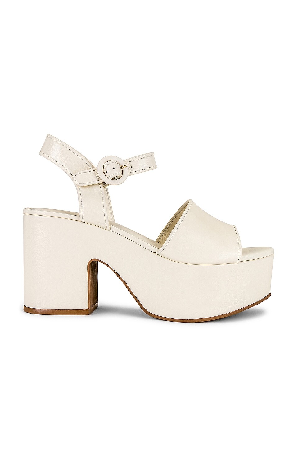 

Сандалии Larroude Miso, цвет Kid Skin Ivory