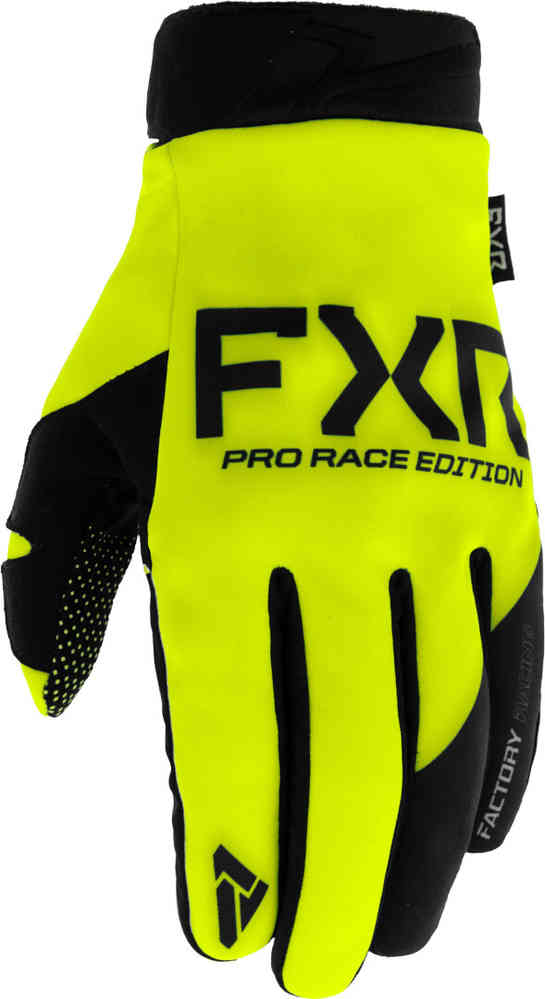 Перчатки для мотокросса Cold Cross Lite FXR, желтый/черный перчатки fxr slip on lite для мотокросса черный белый