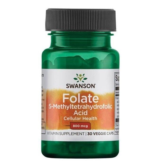

Подготовка для беременных Swanson Folian Quatrefolic, 30 шт