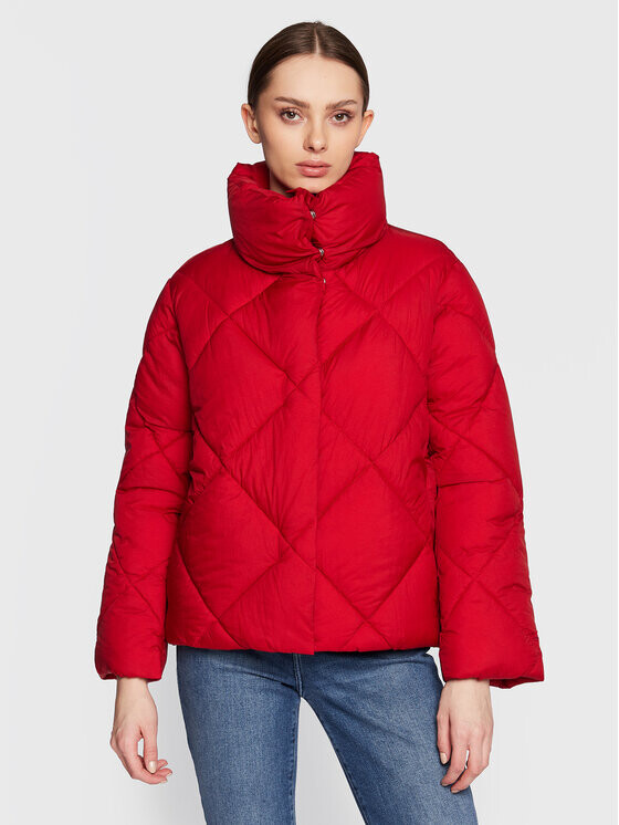 

Пуховик стандартного кроя United Colors Of Benetton, красный