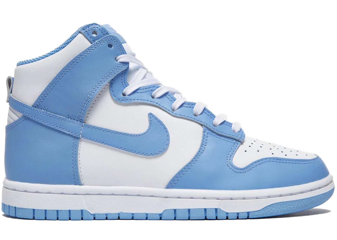 

Кроссовки Nike Dunk High, белый / голубой