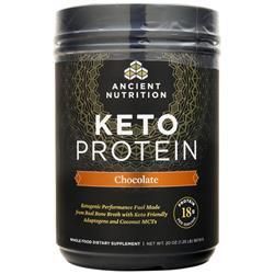 Ancient Nutrition Кето-протеин Шоколад 567,8 грамма органическая суперзелень ancient nutrition с мятой 205 г