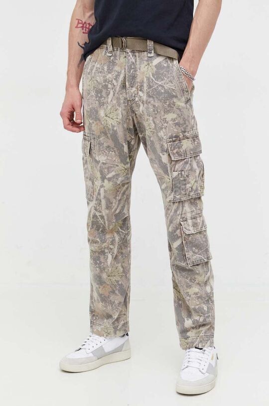 

Брюки из хлопка Abercrombie & Fitch, зеленый