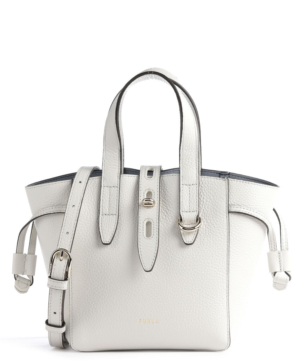 

Мини-сумочка Net из зерненой кожи Furla, белый