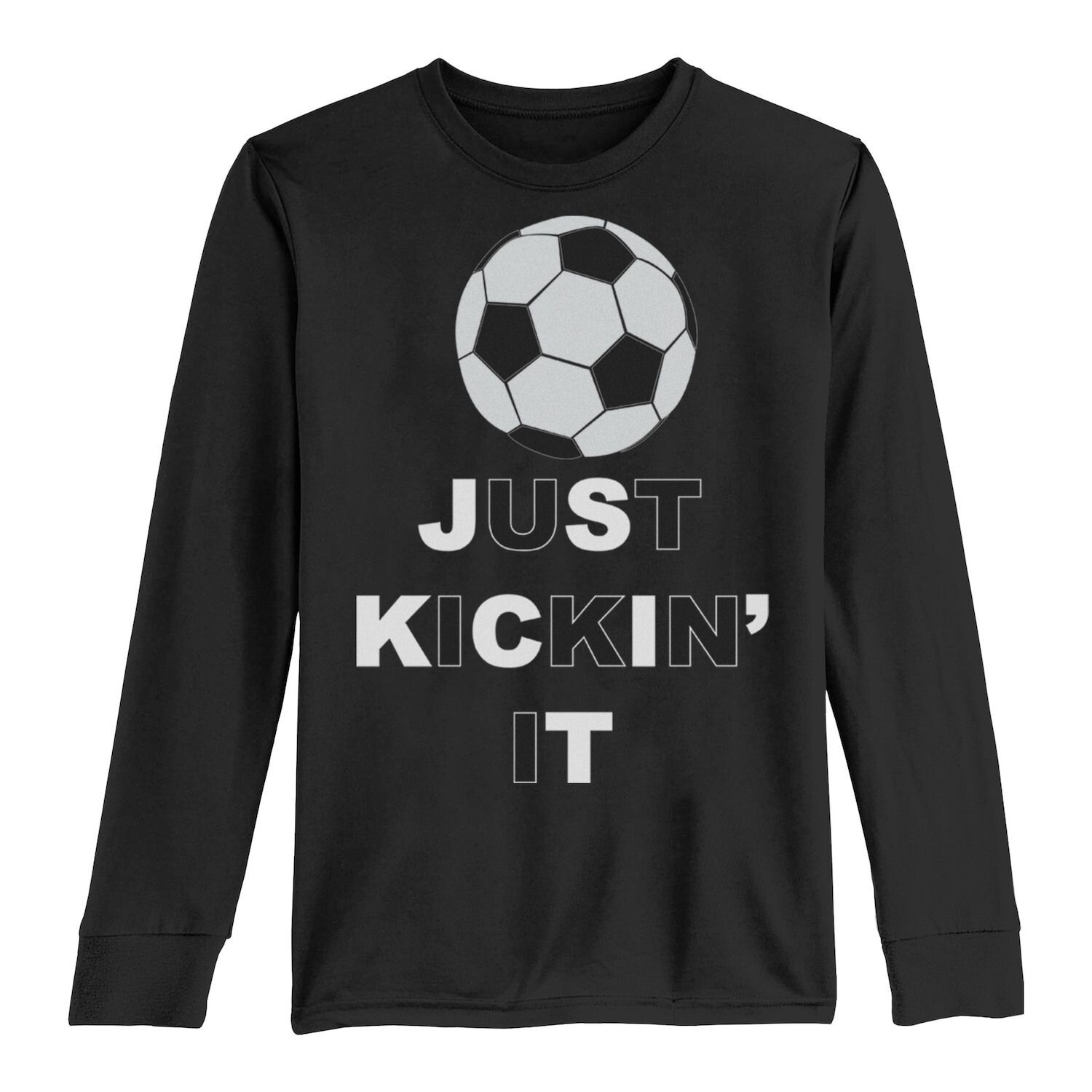 

Футболка Kickin It с длинными рукавами и футбольным мячом для мальчиков 8–20 лет Licensed Character
