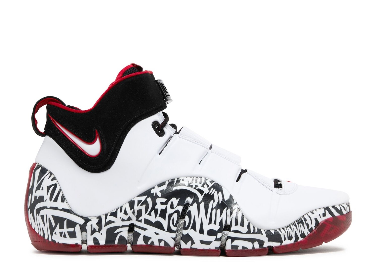 

Кроссовки Nike Zoom Lebron 4 'Graffiti' 2023, белый, Белый;черный