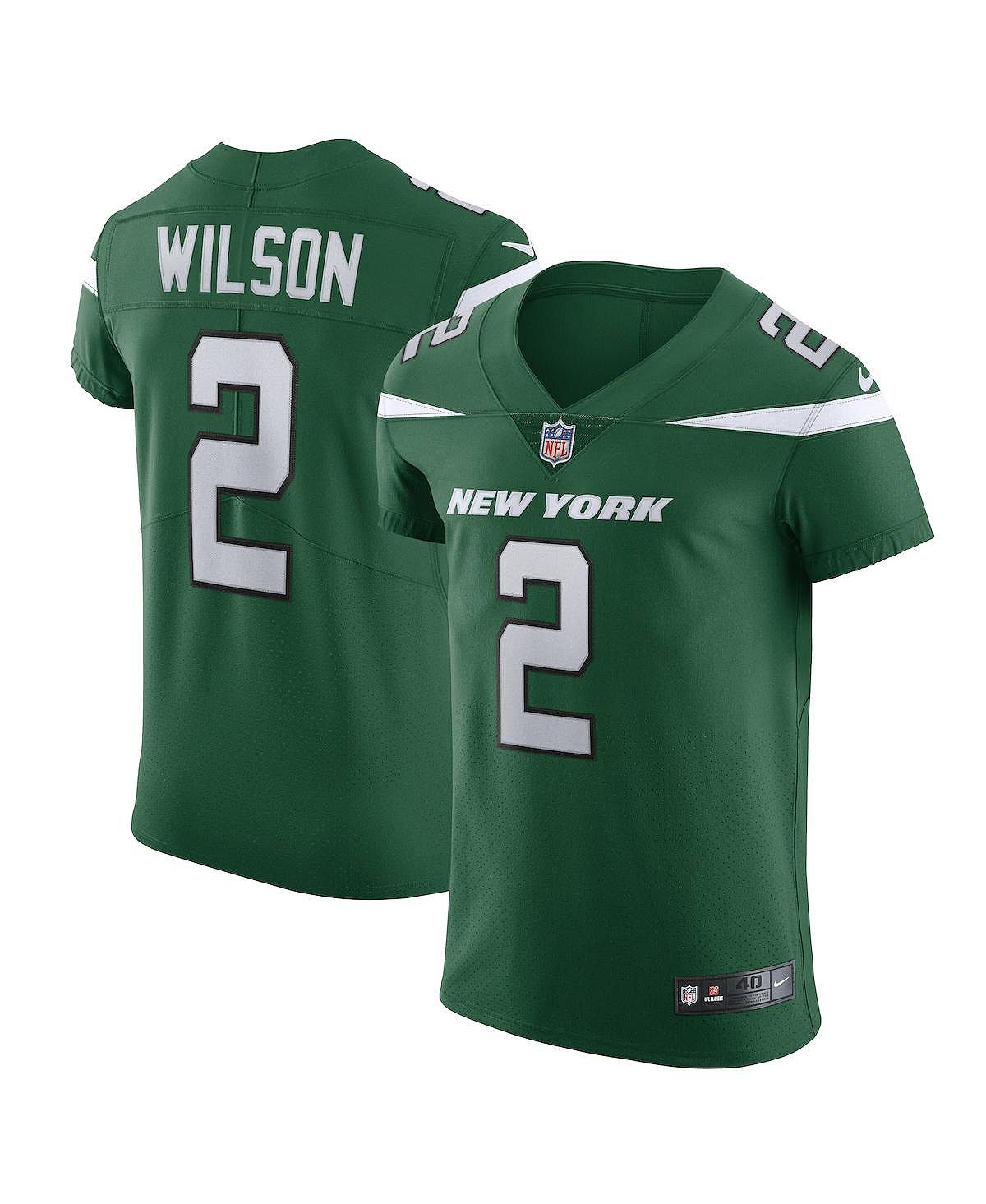 Мужское джерси Zach Wilson Gotham Green New York Jets Vapor Elite Nike