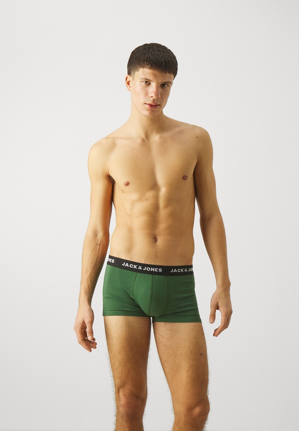 

Трусы JACSOLID TRUNKS 12 PACK Jack & Jones, белый