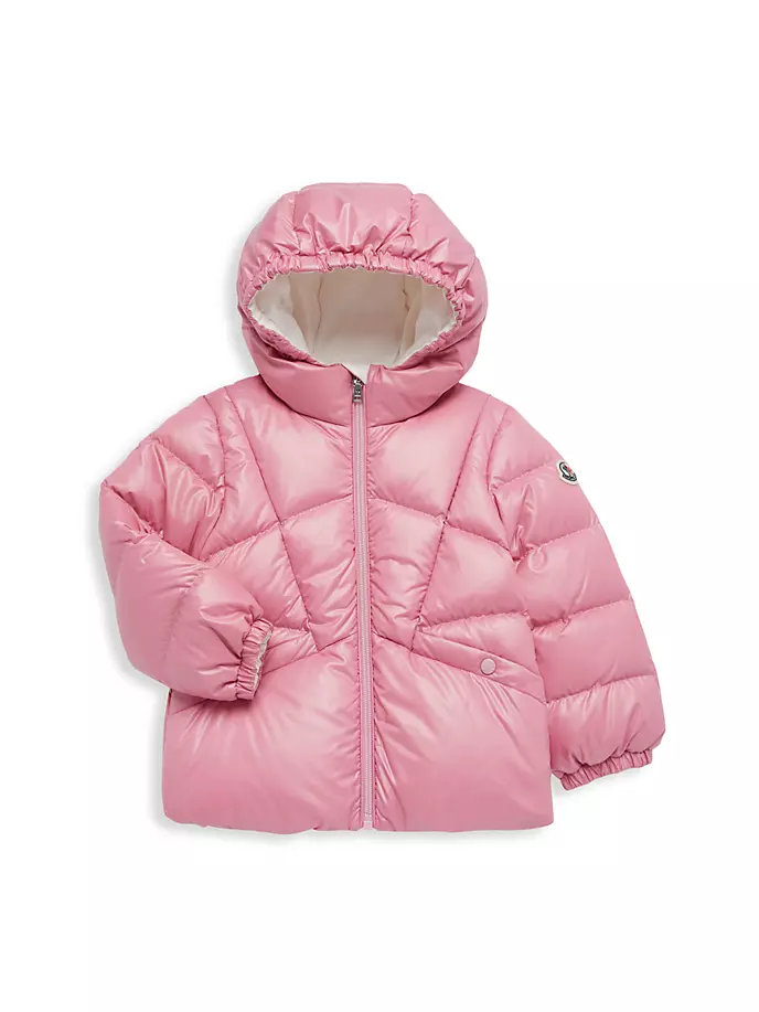 

Короткая парка Seine для маленьких девочек и девочек Moncler, цвет medium pink