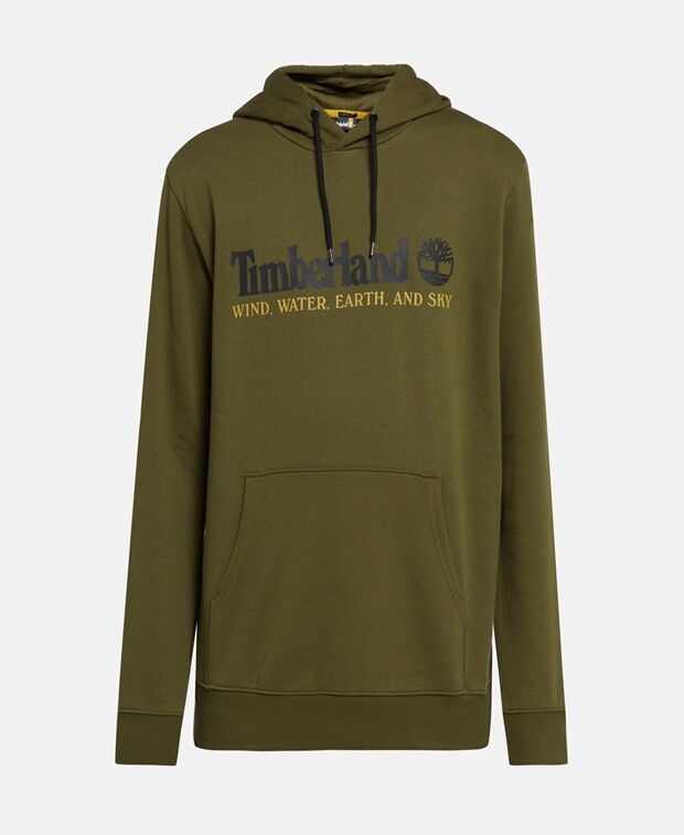 

Худи с капюшоном Timberland, темно-зеленый