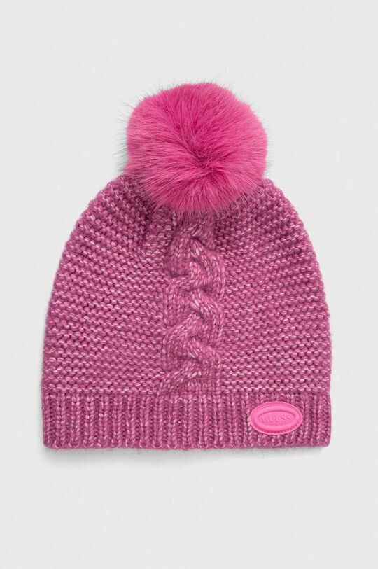 

Шапка из смесовой шерсти Guess, розовый