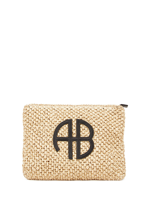 Женская сумка для рук с логотипом rio beige Anine Bing
