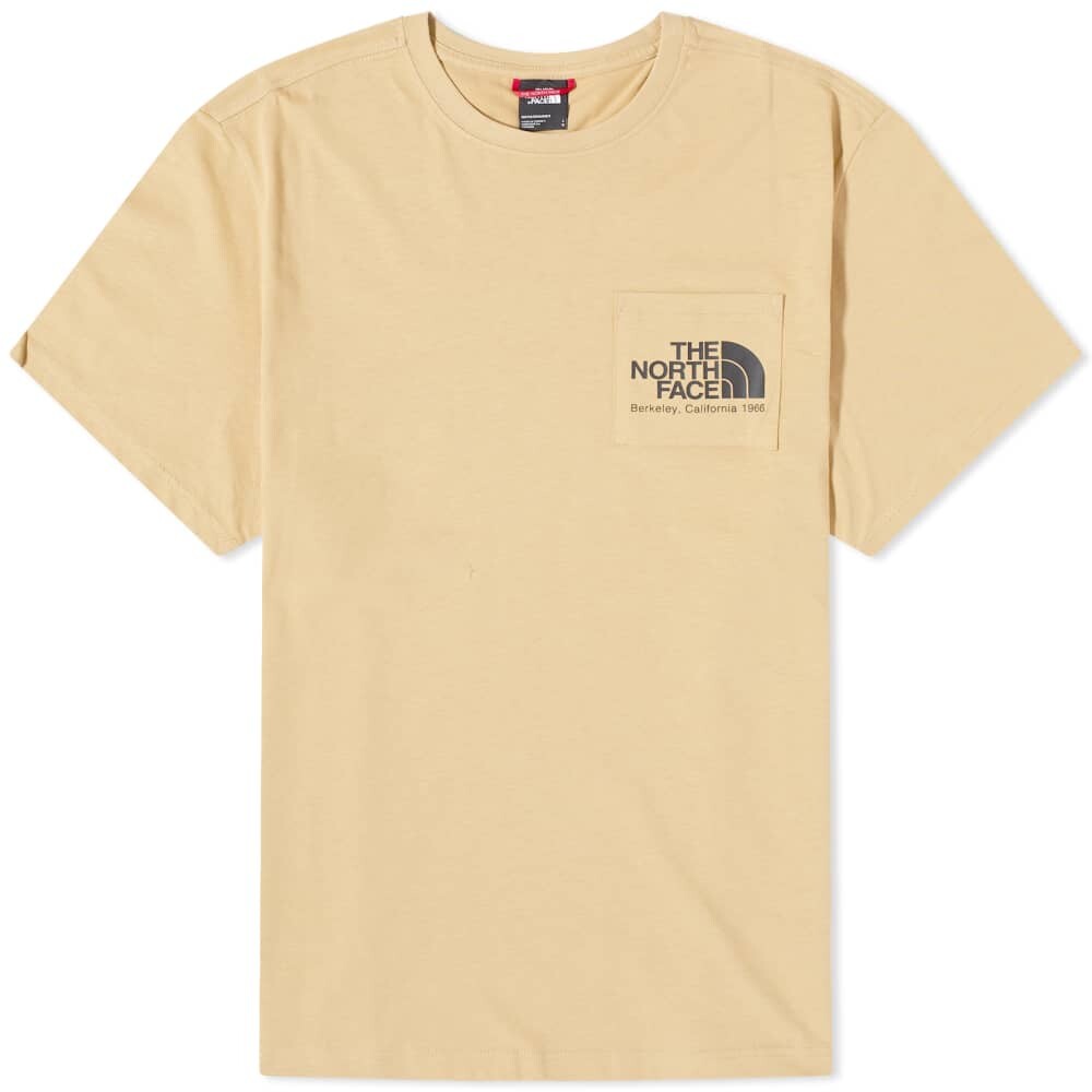 

Футболка с карманом The North Face Berkeley California, хаки