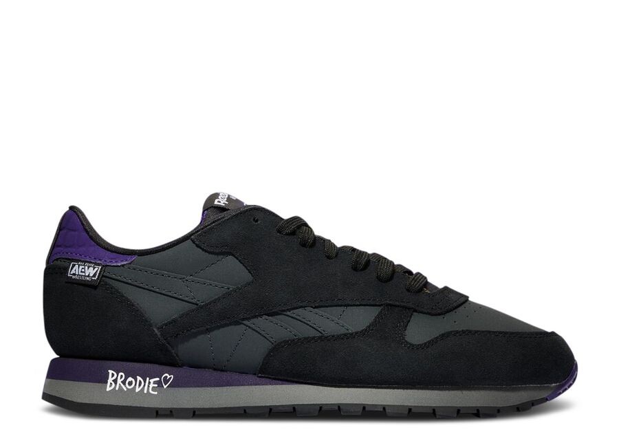 

Кроссовки Reebok AEW X Classic Leather, цвет Brodie Lee