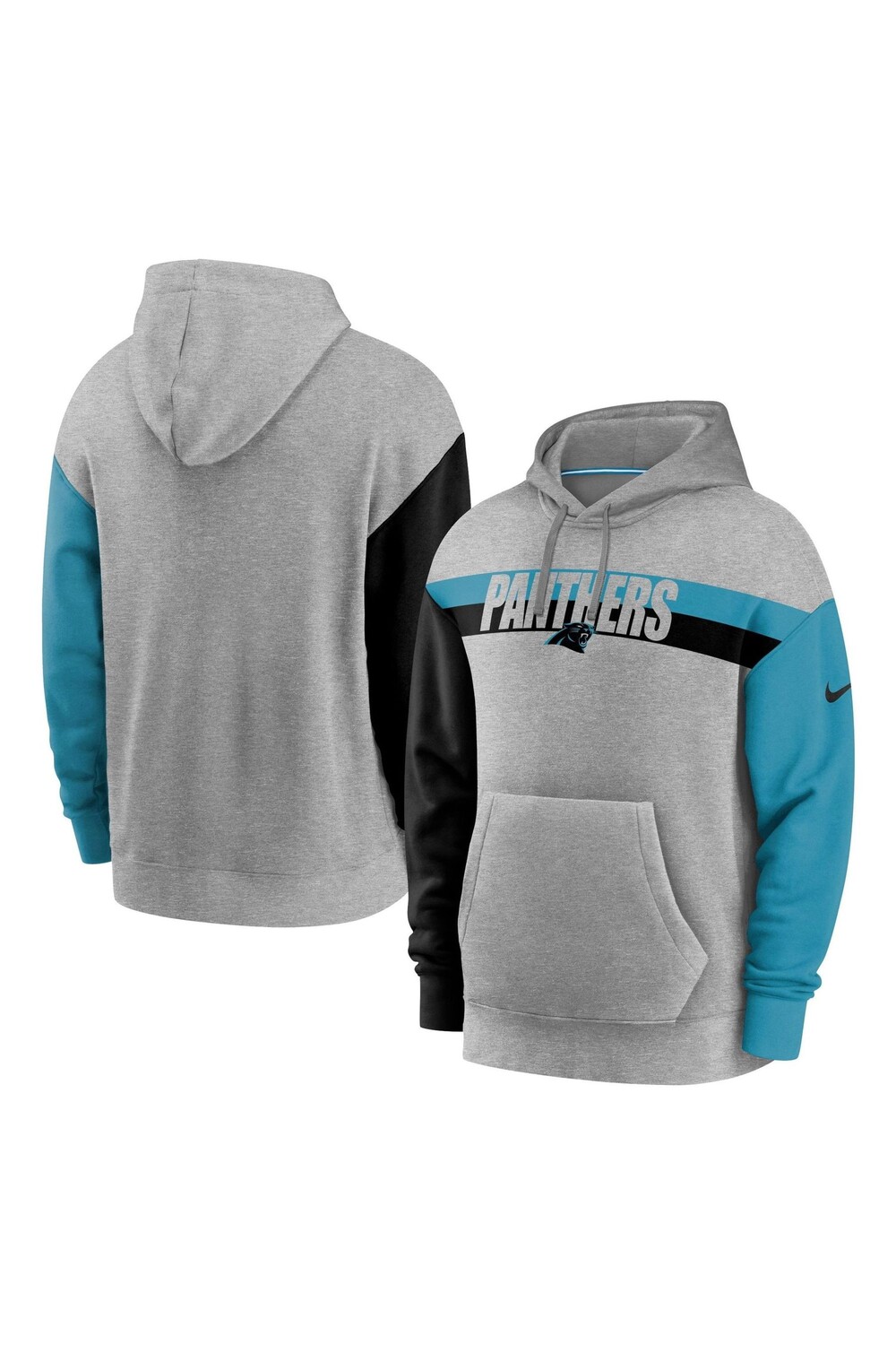 

Толстовка Nike Fanatics Carolina Panthers Wordmark Heritage Nike, серый