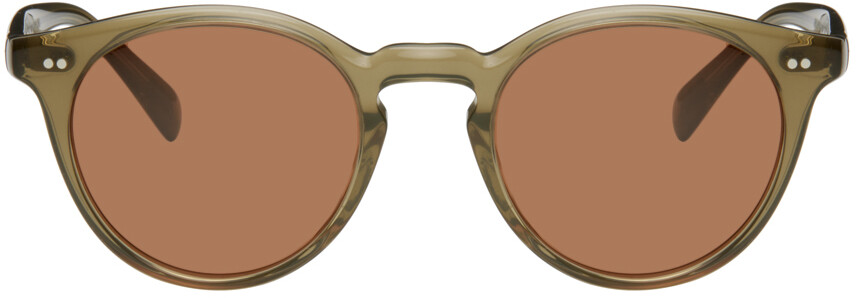 

Солнцезащитные очки цвета хаки Romare Oliver Peoples