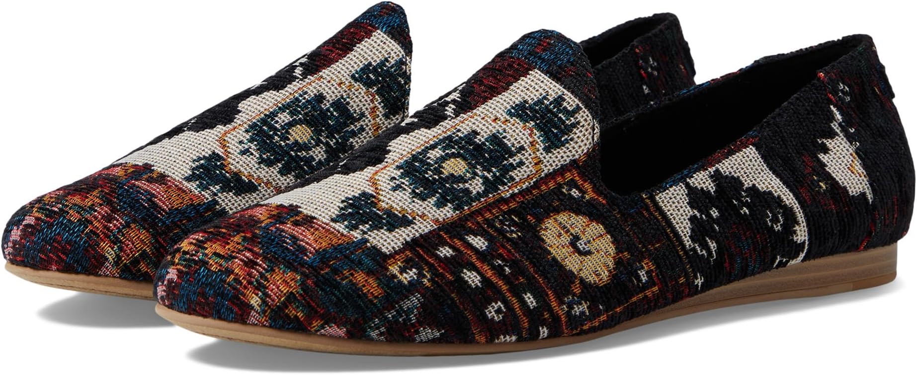 

Лоферы Darcy TOMS, цвет Black Patchwork Global Woven