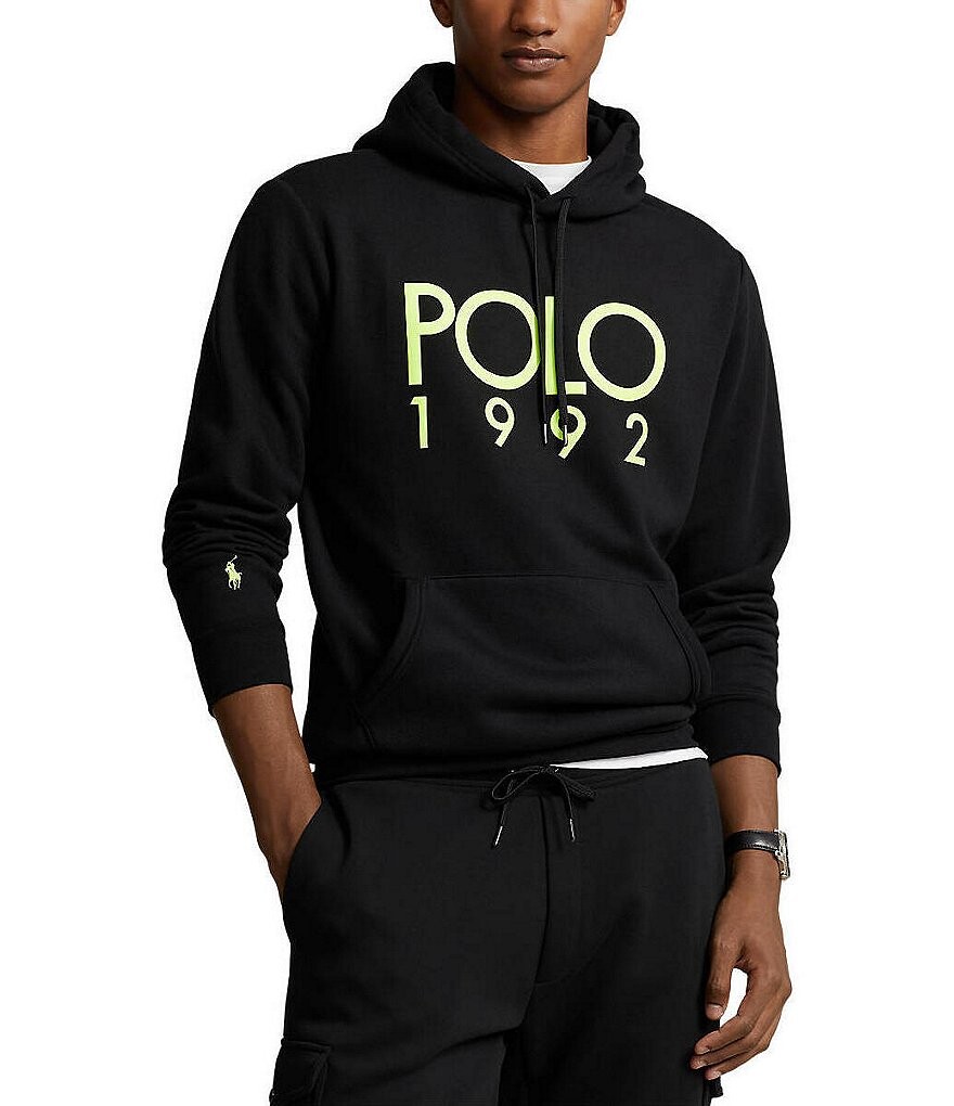 

Флисовая толстовка с длинными рукавами Polo Ralph Lauren Polo 1992, черный