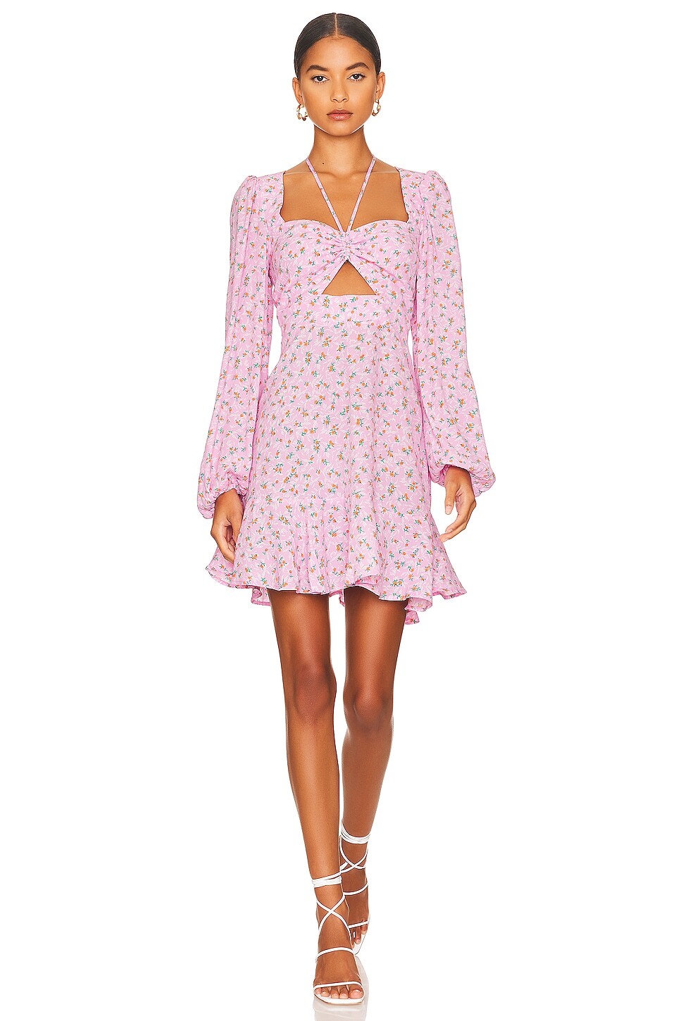 

Платье мини AFRM x REVOLVE Paulina, цвет Lilac Ditsy